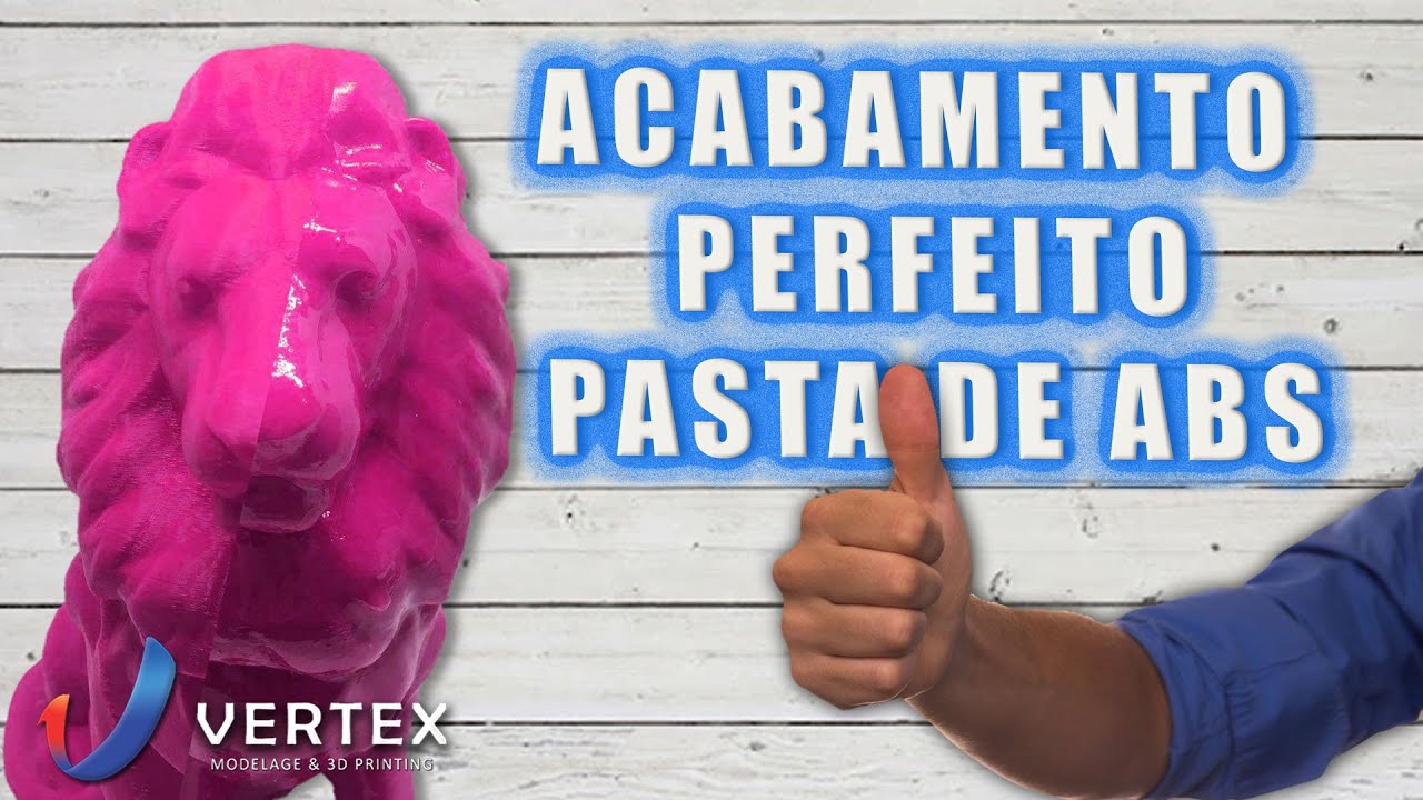 ACABAMENTO PERFEITO COM PASTA DE ABS. (TAMBÉM EM PLA)