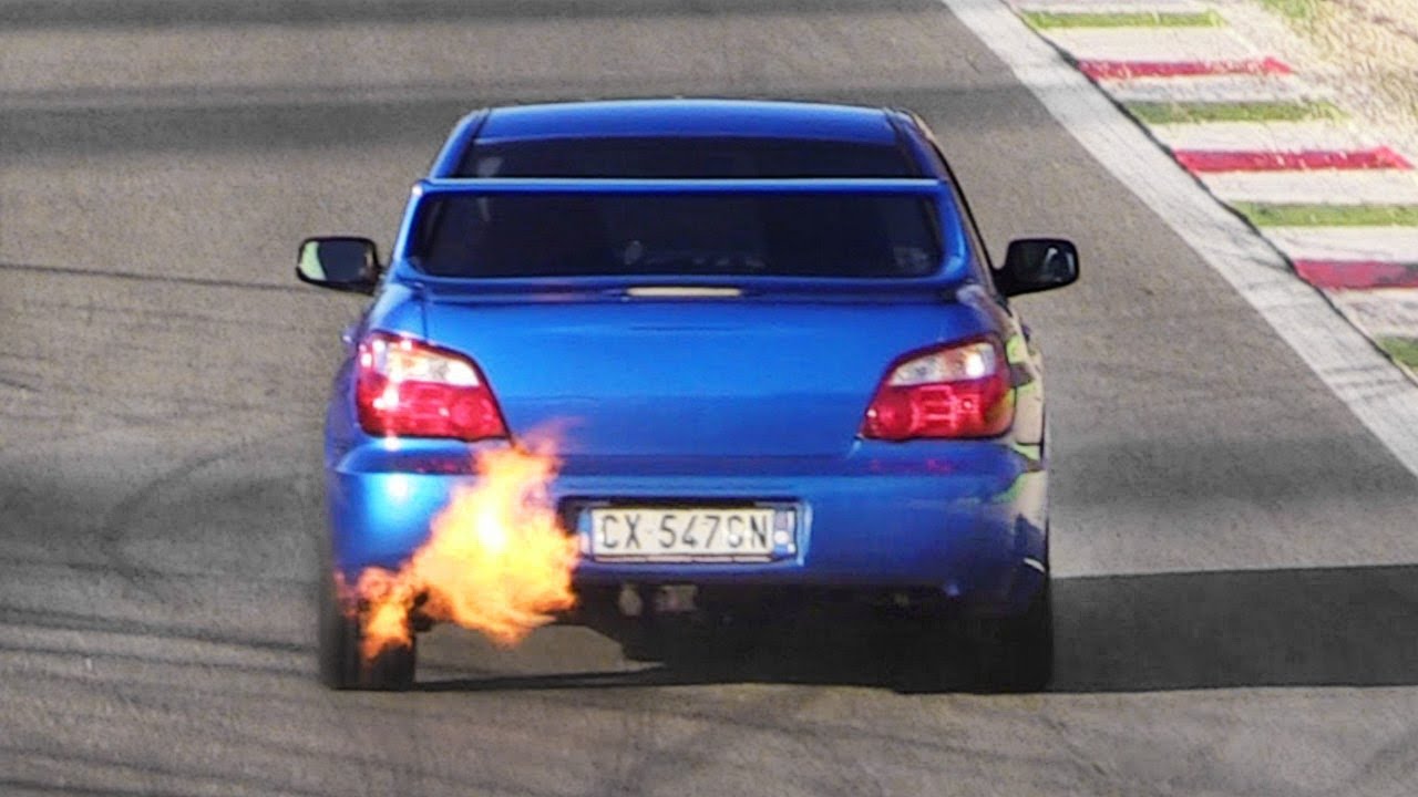 Monza Track Day 17/01/2016 - Turbo E36, Subaru Impreza Flames, Focus RS & More