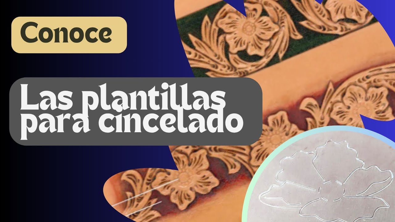 ⚒️Plantillas para marcar el cuero CINCELADO⚒️