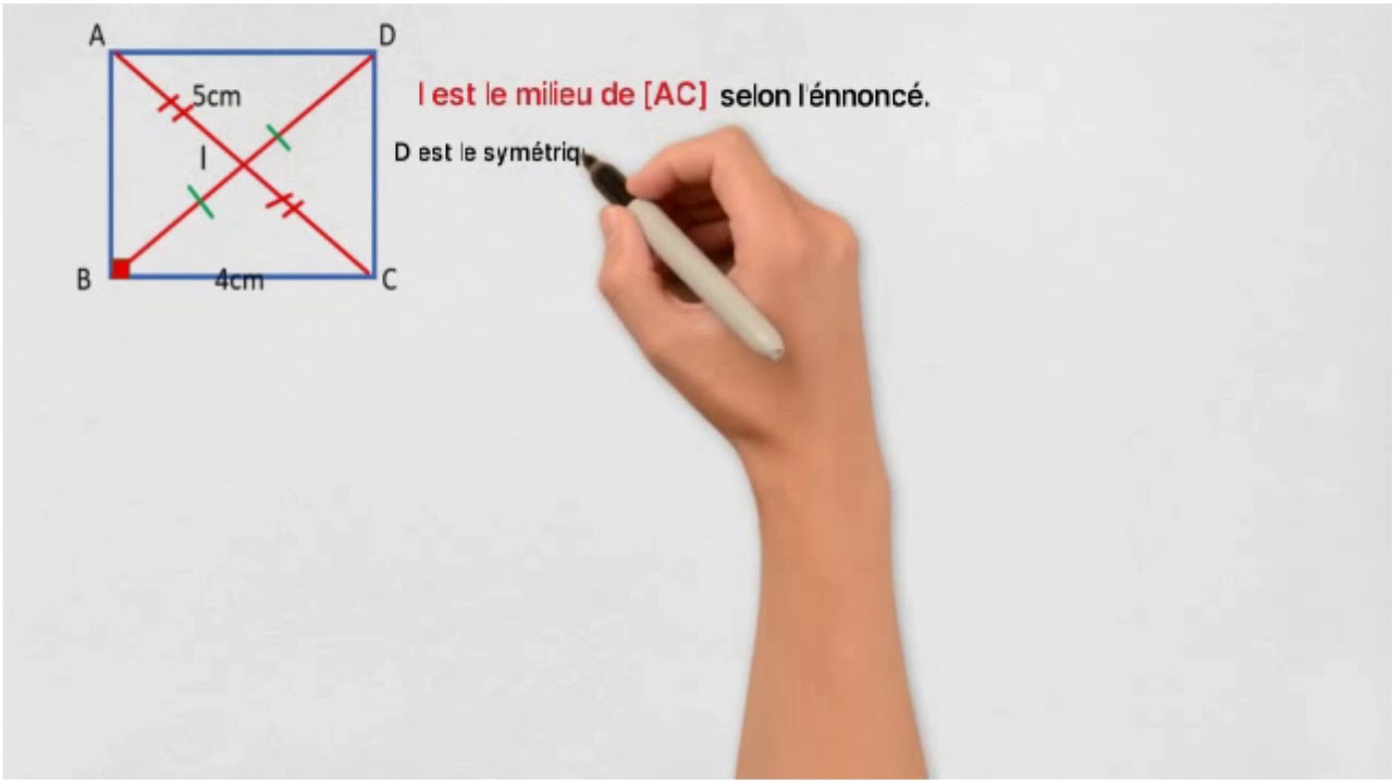 Parallélogramme particuliers: Exercice sur le rectangle