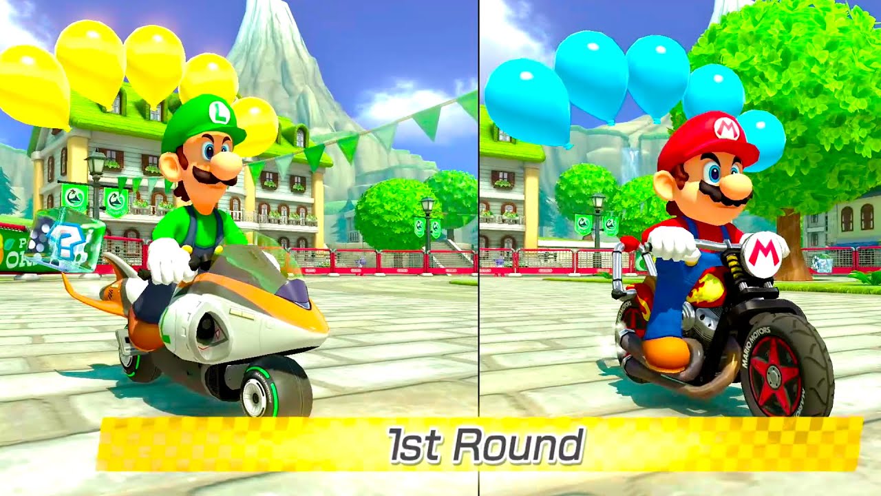 Mario Kart 8 Deluxe – Battle 2 Players Gameplay Multiplayer (Team Game)