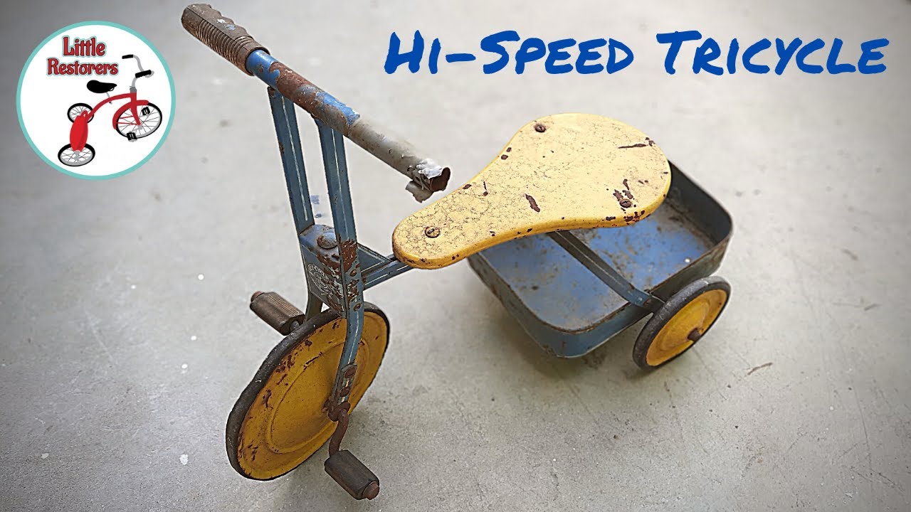 Vintage Tricycle Restoration - 1960's Hi- Speed Pilgrim