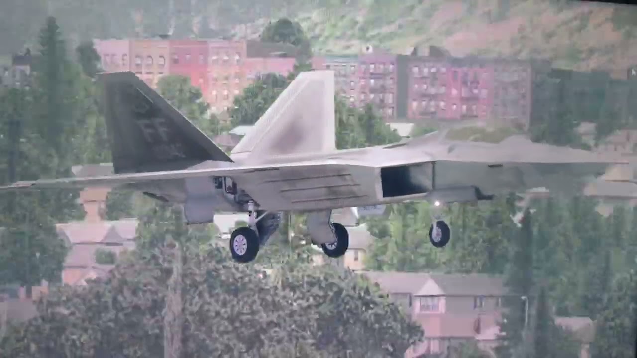 F-22 raptor powerful arriving in Caracas. 