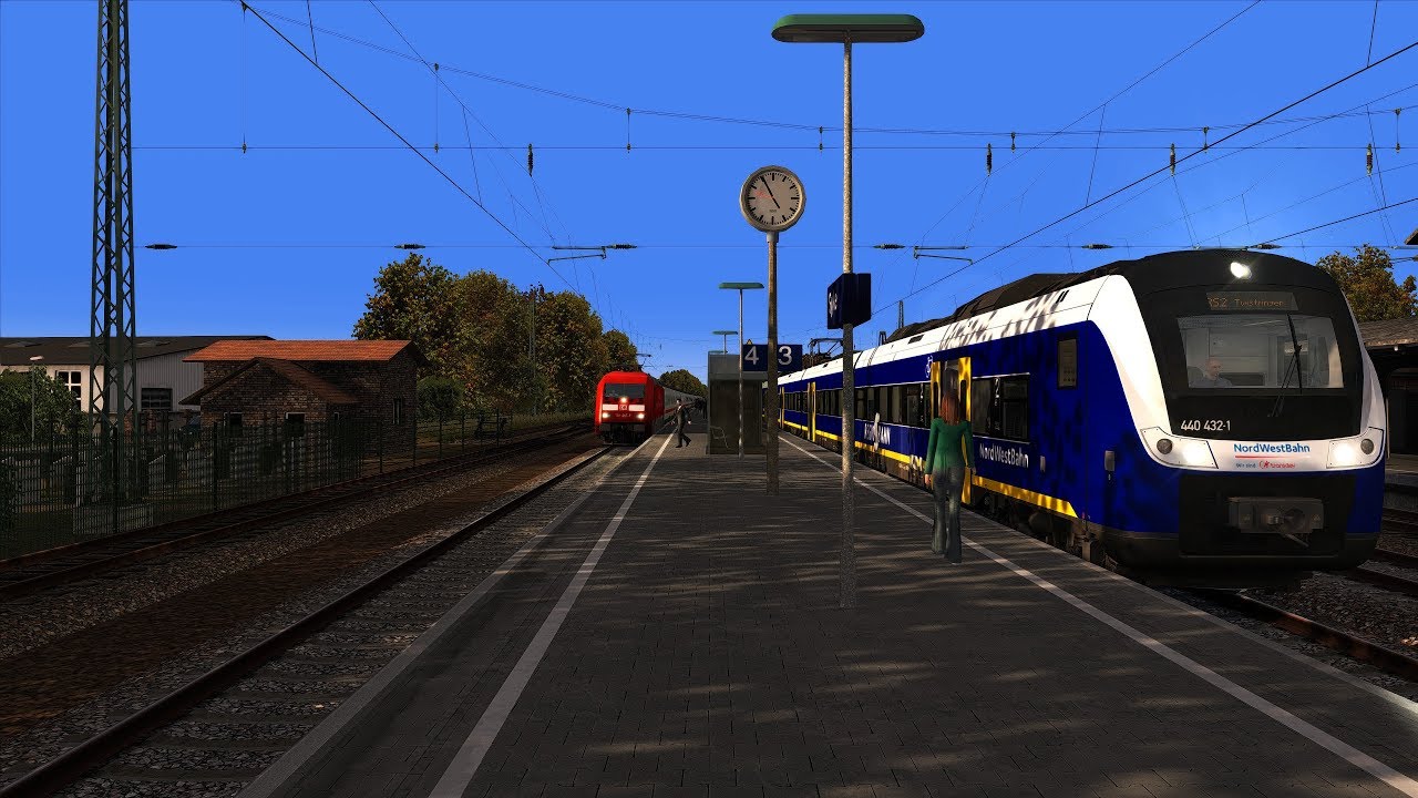 【4K】Lets Play Train Simulator 2019 mit dem Moppsgesicht nach Twistringen