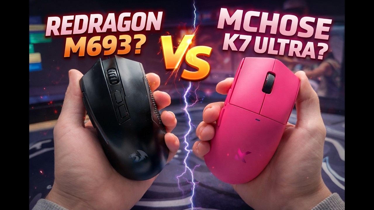 Стоит ли менять Redragon M693 на MCHOSE K7 Ultra?