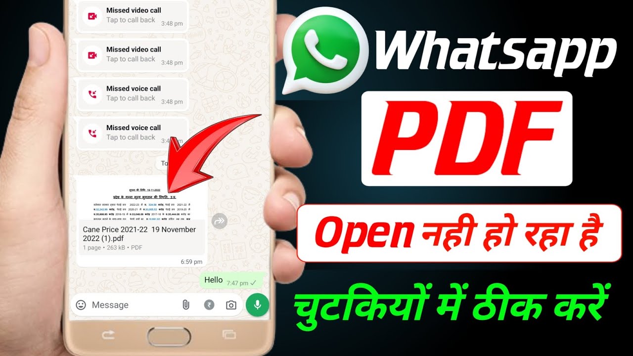 pdf open nahi ho raha hai | whatsapp pdf not opening | pdf | whatsapp par pdf open nahi ho raha hai