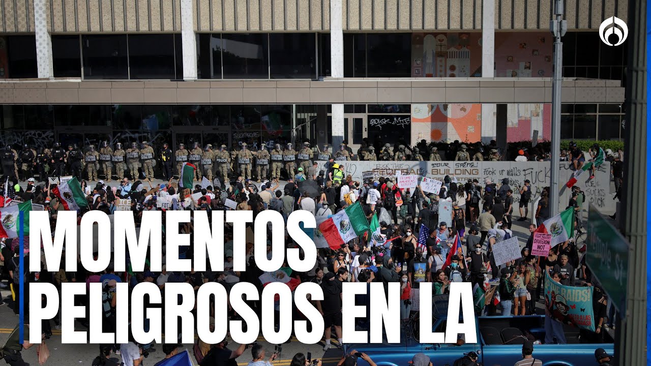León Krauze narra desde el centro de Los Angeles cómo se viven las protestas de migrantes