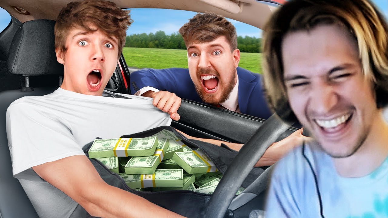 xQc Reacts to I Hunted 100 People For $1,000,000 | MrBeast