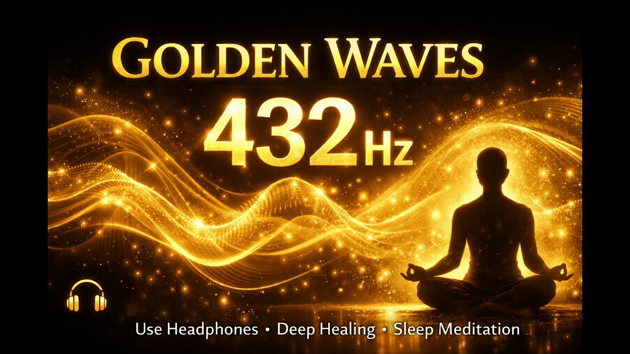 Golden Waves 432Hz | Deep Healing Music for Sleep, Relaxation & Positive Energy