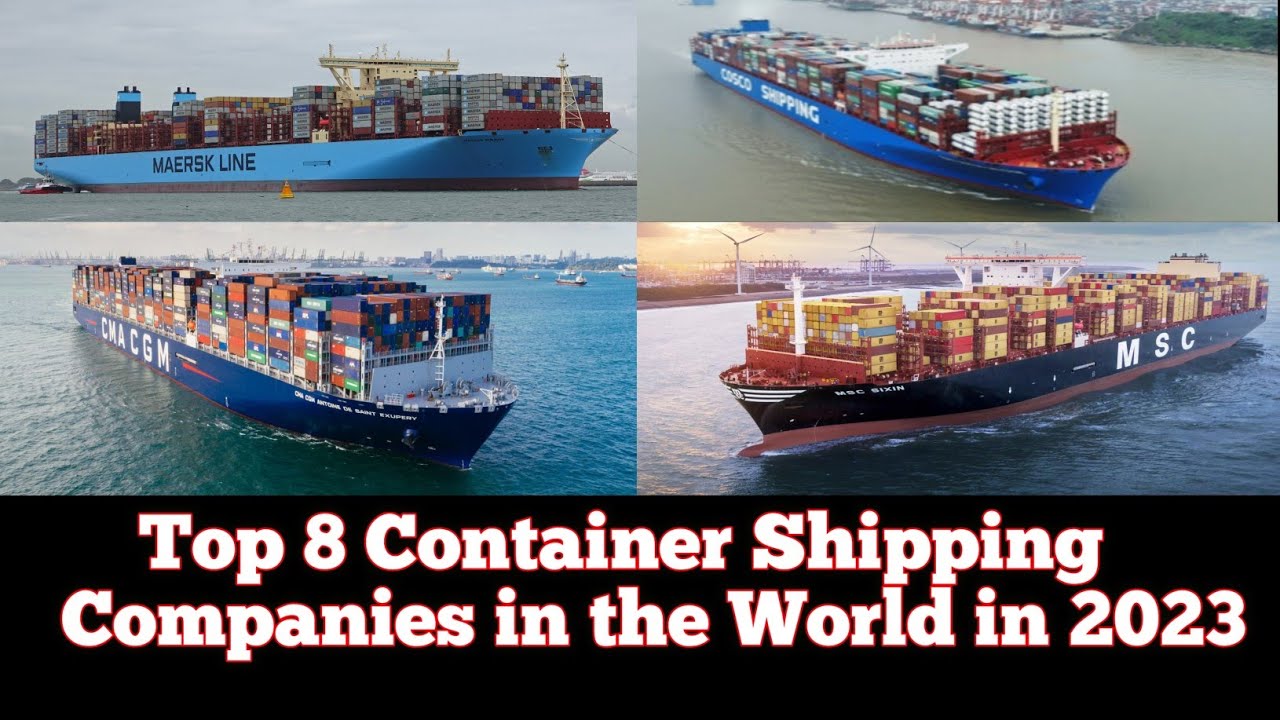 Top 8 Container shipping Companies in the World in 2023