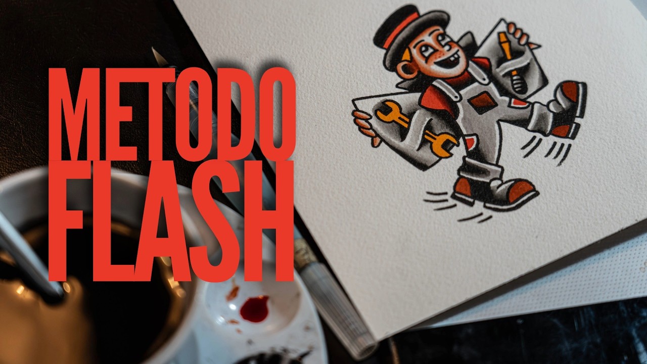 Todos los Trucos del Metodo de Pintar Flash #tattoo #flash