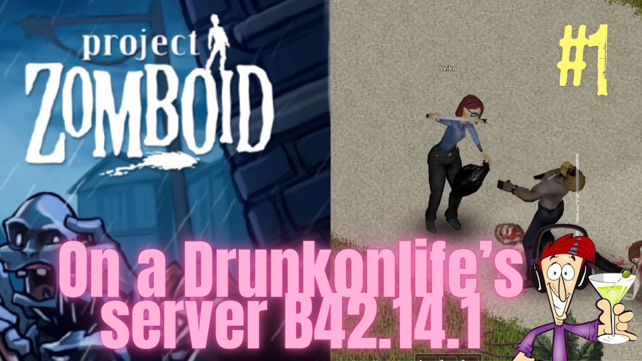 Project Zomboid B42.14 on Drunkonlife's server - new start