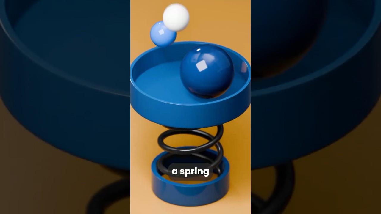 How To Make a Bouncy Spring in Blender!