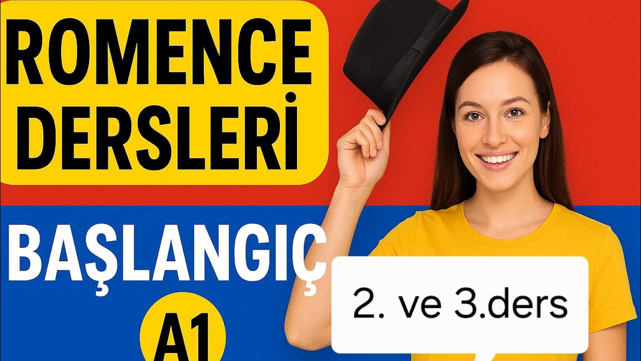 ❗️A1 Ders 2 ve 3 . Farklı okunuşlar ve ismimizi harf harf söyleme❤️❗️ROMENCE ÖĞRENIYORUZ.