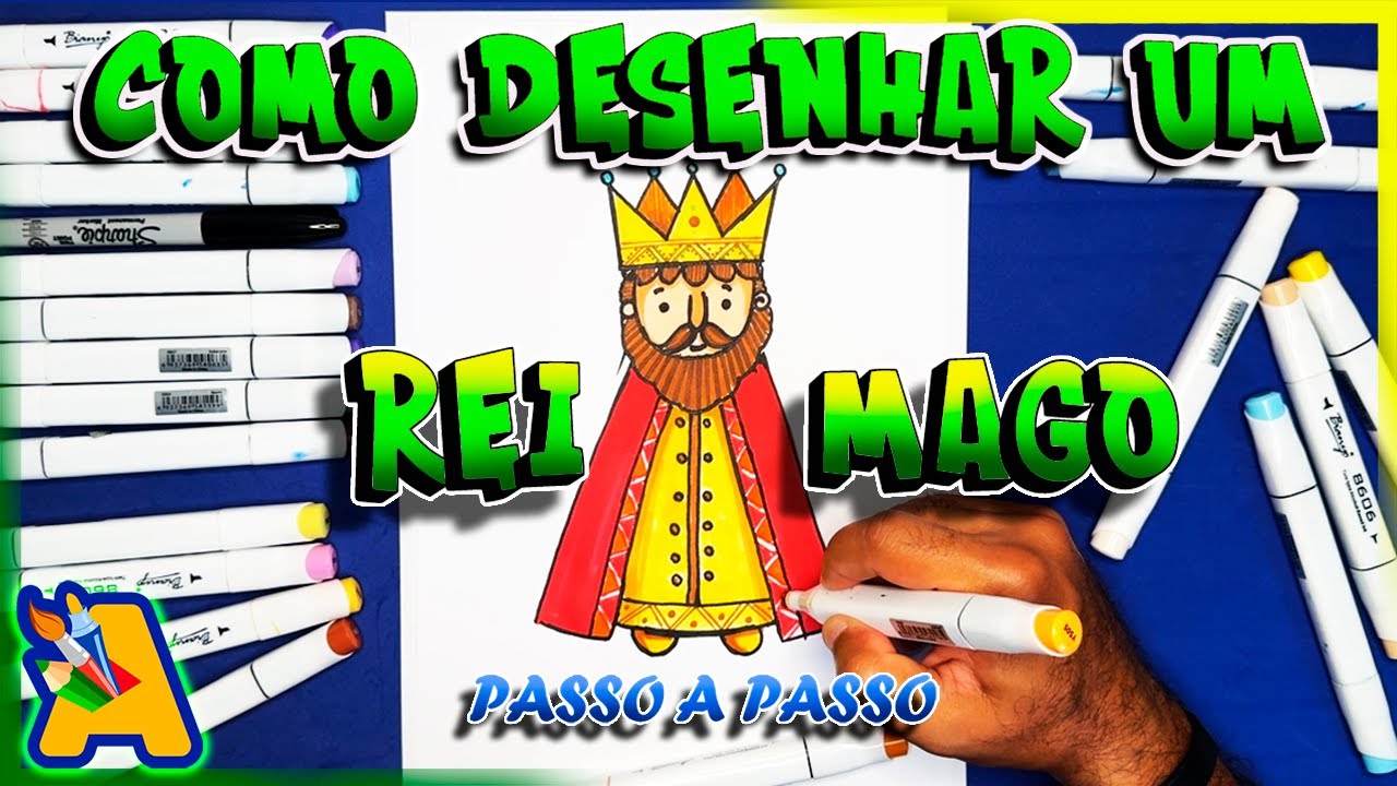 DESENHANDO UM REI MAGO PASSO A PASSO