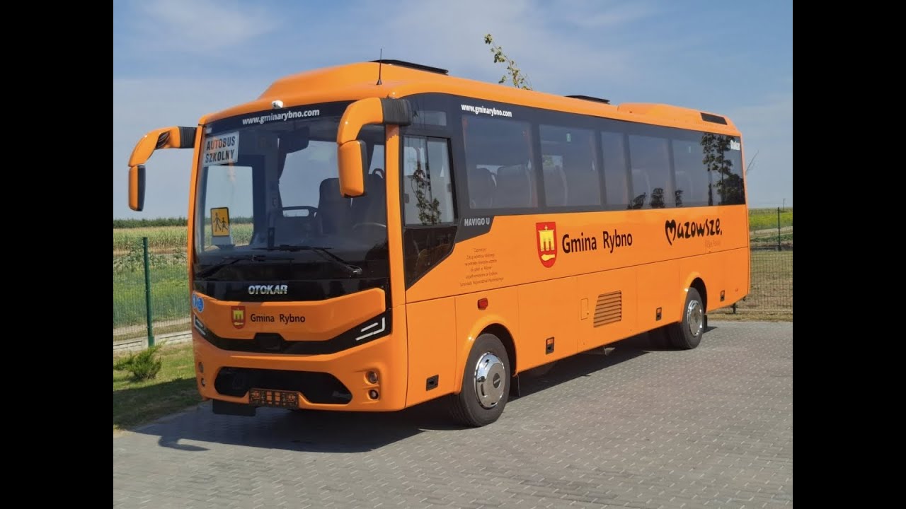 Nowy autobus szkolny dla uczniów z gminy Rybno