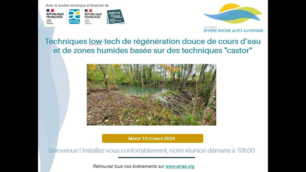 PEL R&eacute;g&eacute;n&eacute;ration douce cours d&rsquo;eau - techniques castor low-tech &ndash; Baptiste Morizot, Suzanne   Husky