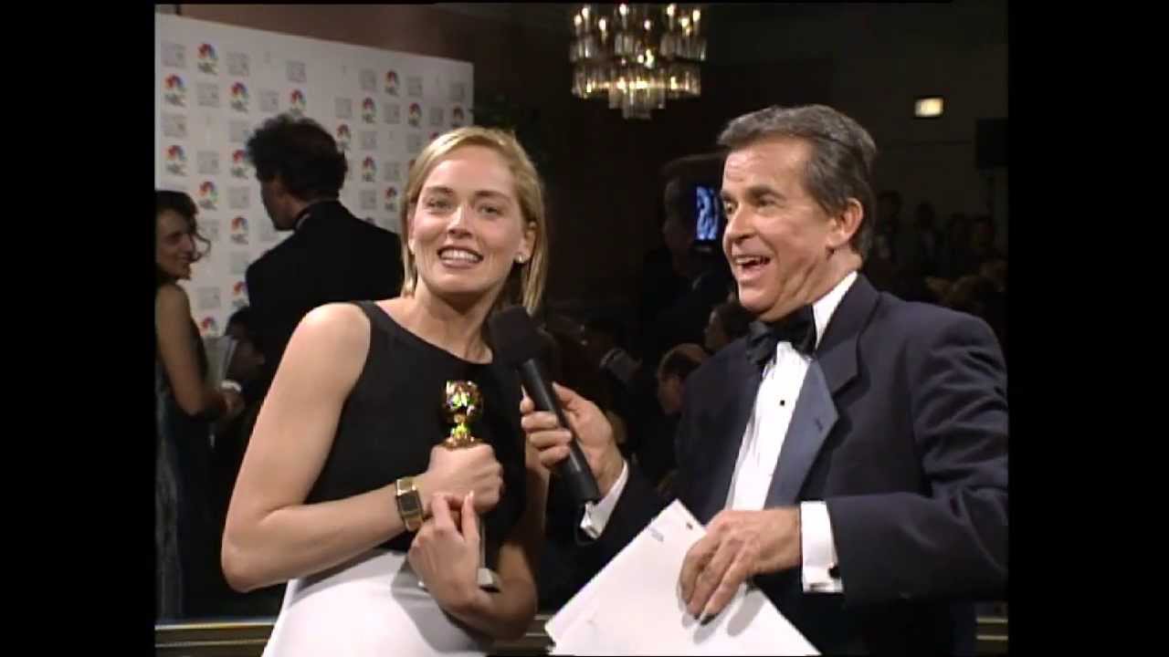 Dick Clark Interviews Sharon Stone - Golden Globes 1996