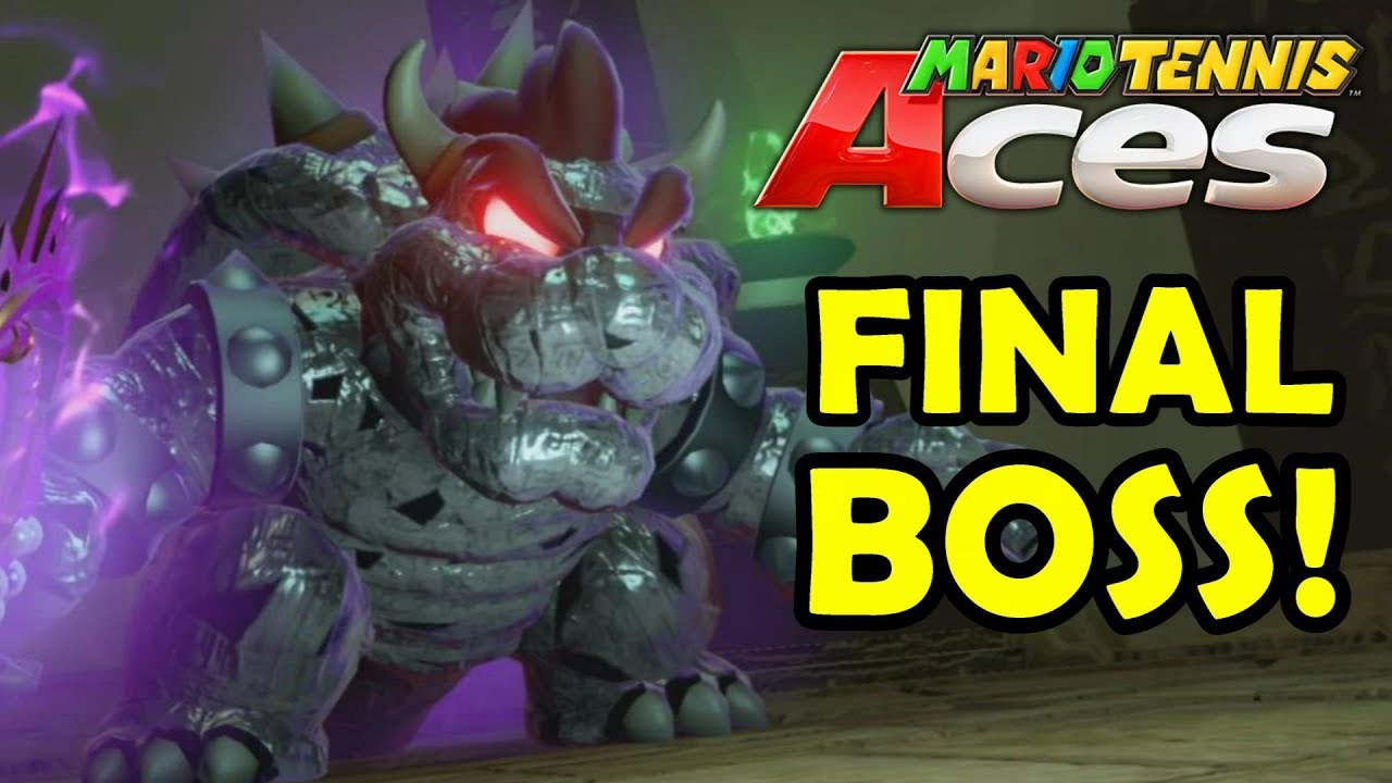 BOWCIEN FINAL BOSS FIGHT + Doubles Gameplay! - Mario Tennis Aces #4