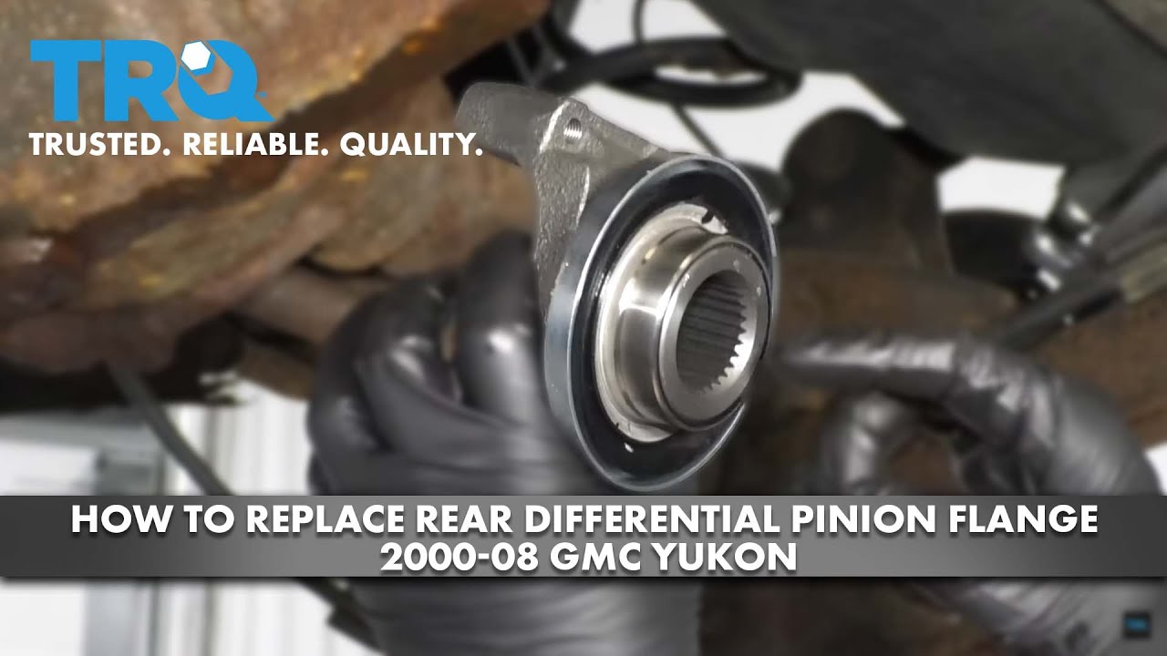 How to Replace Rear Differential Pinion Flange 2000-08 GMC Yukon