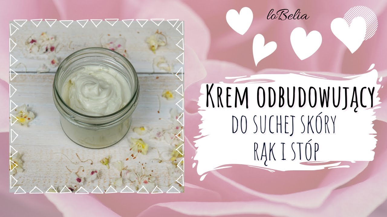 Domowy krem do suchej skóry rąk i stóp (z mocznikiem, lnem, olejami i witaminą E) / loBelia