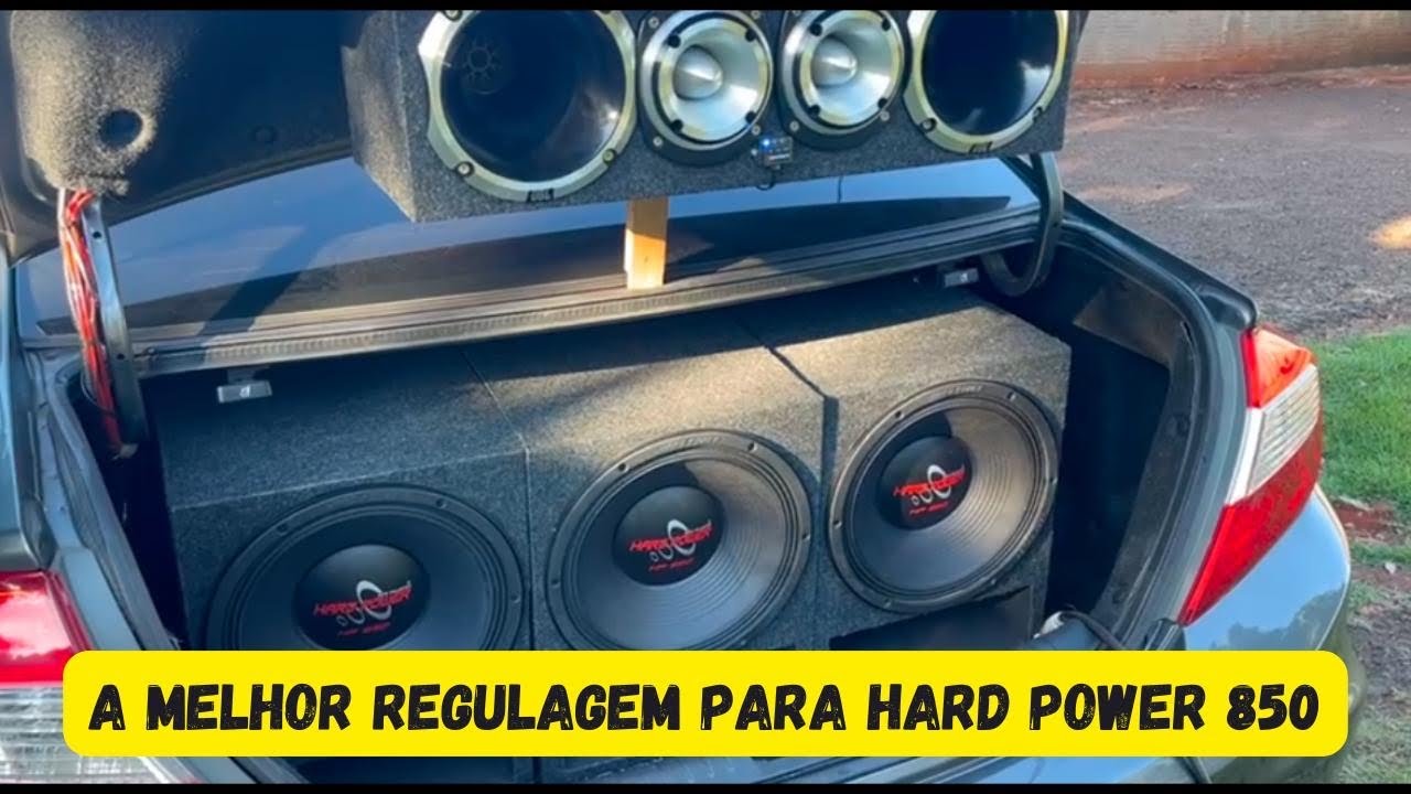 Hard Power 850 12” tocando forte no módulo Taramps Smaart 5