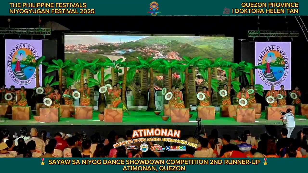 ATIMONAN, QUEZON | NIYOGYUGAN FESTIVAL 2025 SAYAW SA NIYOG DANCE SHODOWN COMPETITION 2ND RUNNER-UP