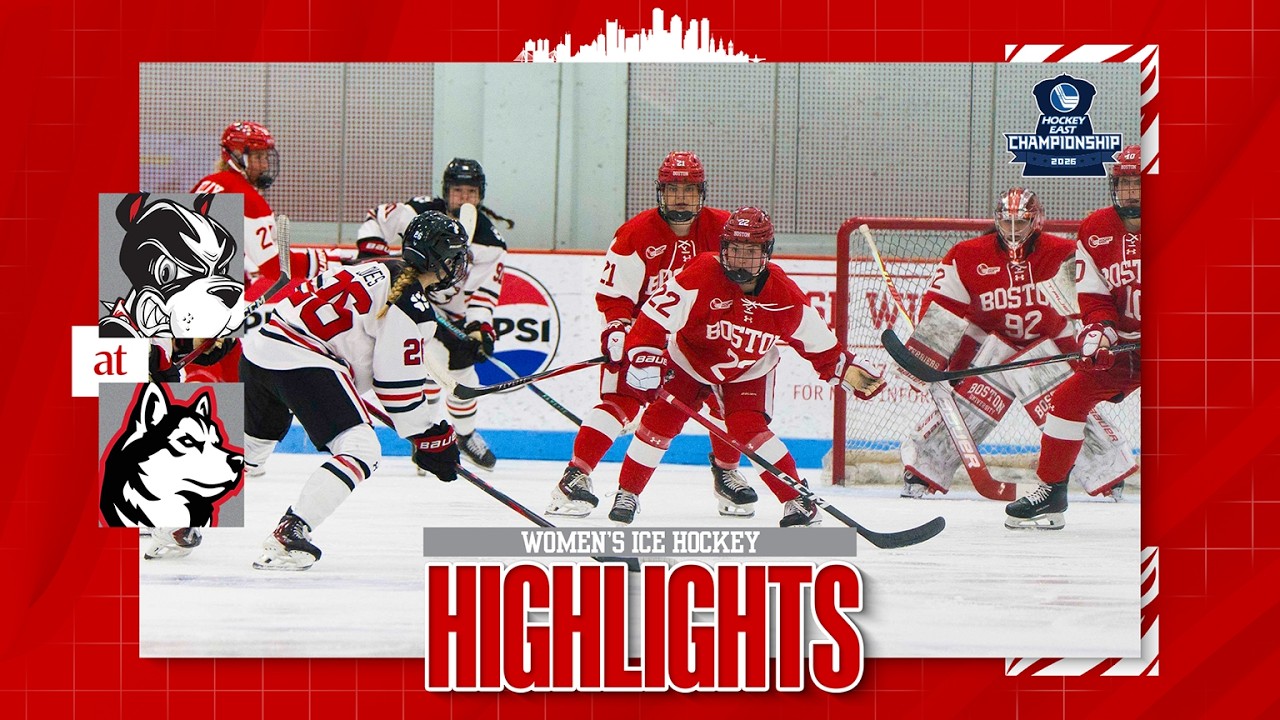 Highlights: Women's Ice Hockey vs. Northeastern - Hockey East Quarterfinals (2/28/26)