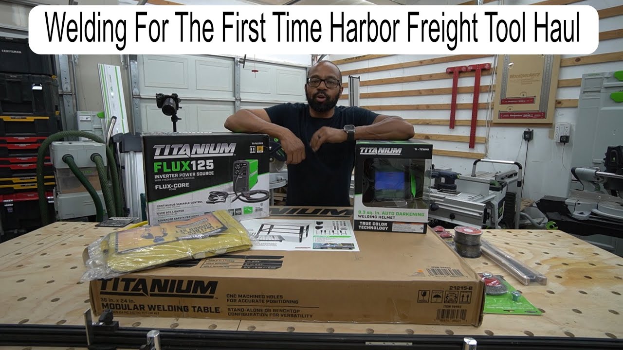 Welding For The First Time Harbor Freight Tool Haul
