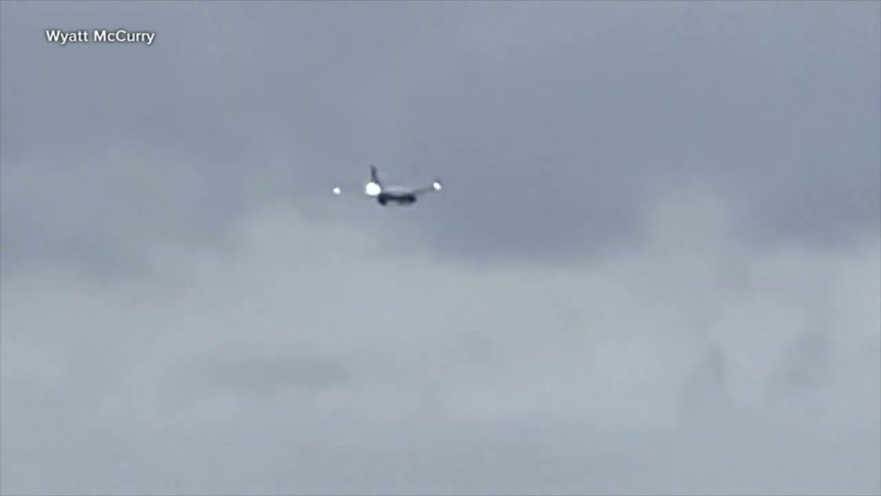 United flight makes emergency landing after apparent rabbit strike, video shows engine fire