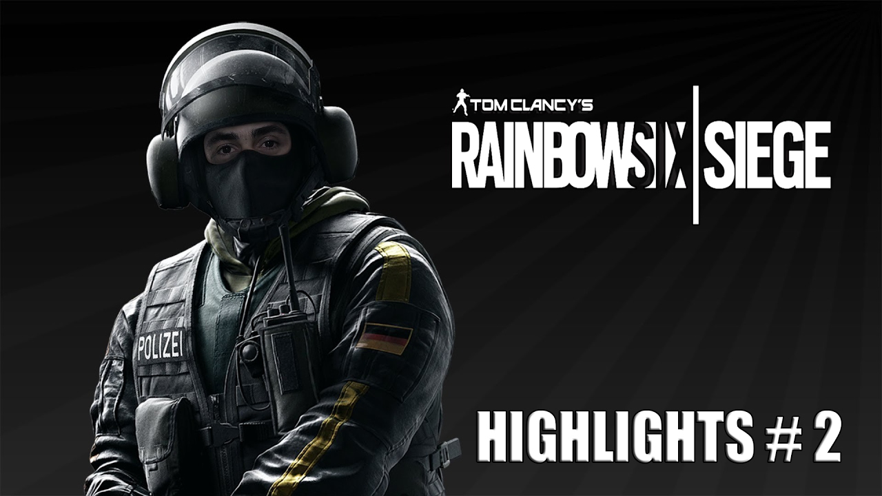 Rainbow Six Siege Highlights # 2! Clutchs E Distribuindo Headshot!