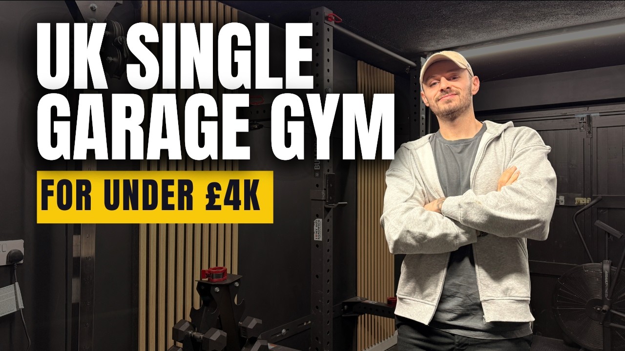 Realistic UK home gym set up in a single garage - I spent less than £4K on equipment