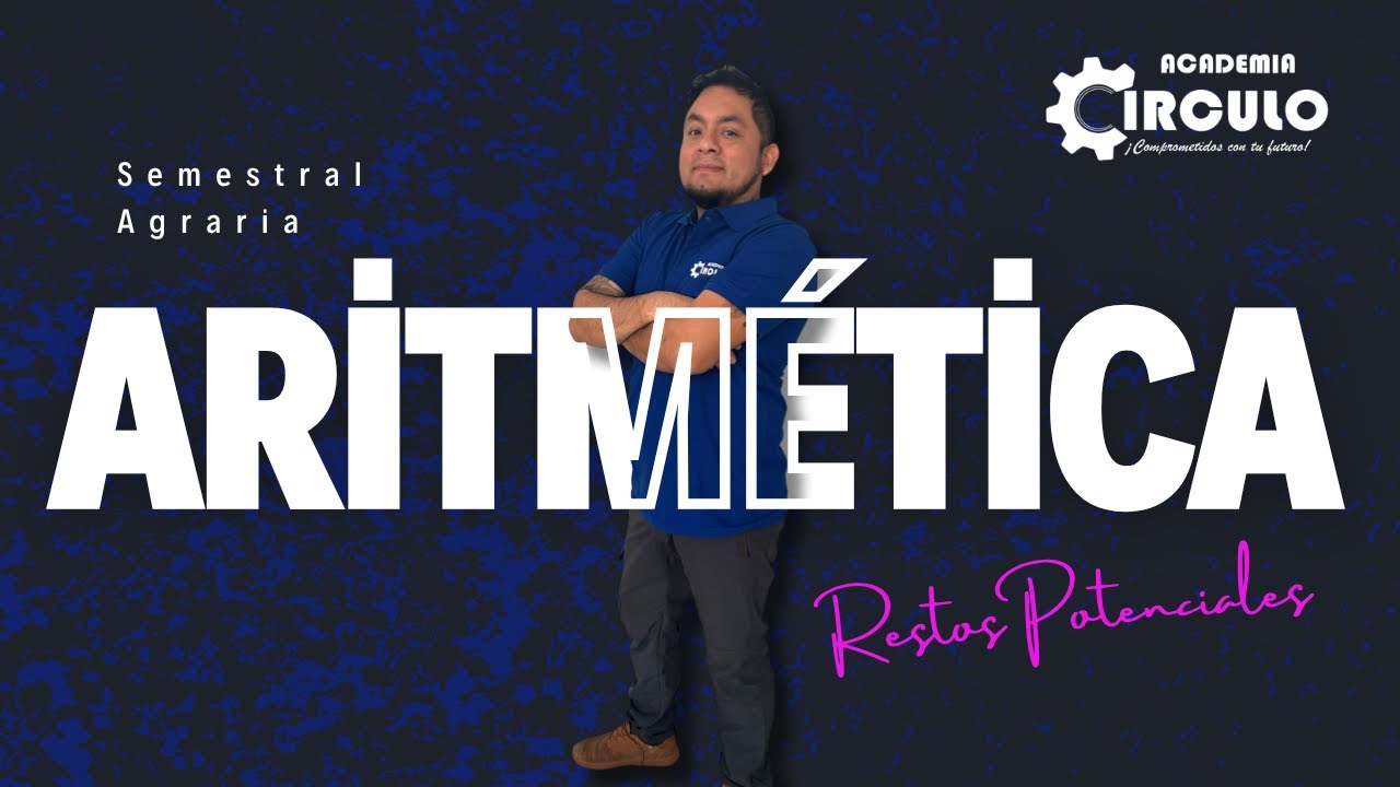 🔵𝗖𝘂𝗿𝘀𝗼 𝗔𝗿𝗶𝘁𝗺𝗲́𝘁𝗶𝗰𝗮 - 𝐑𝐞𝐬𝐭𝐨𝐬 𝐏𝐨𝐭𝐞𝐧𝐜𝐢𝐚𝐥𝐞𝐬