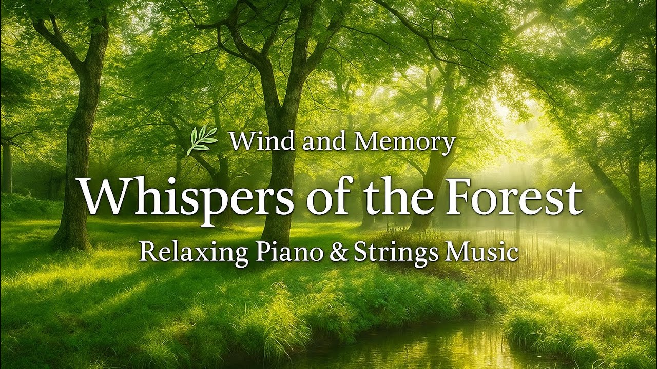 🌿 Whispers of the Forest – Relaxing Piano & Strings Music | Wind and Memory