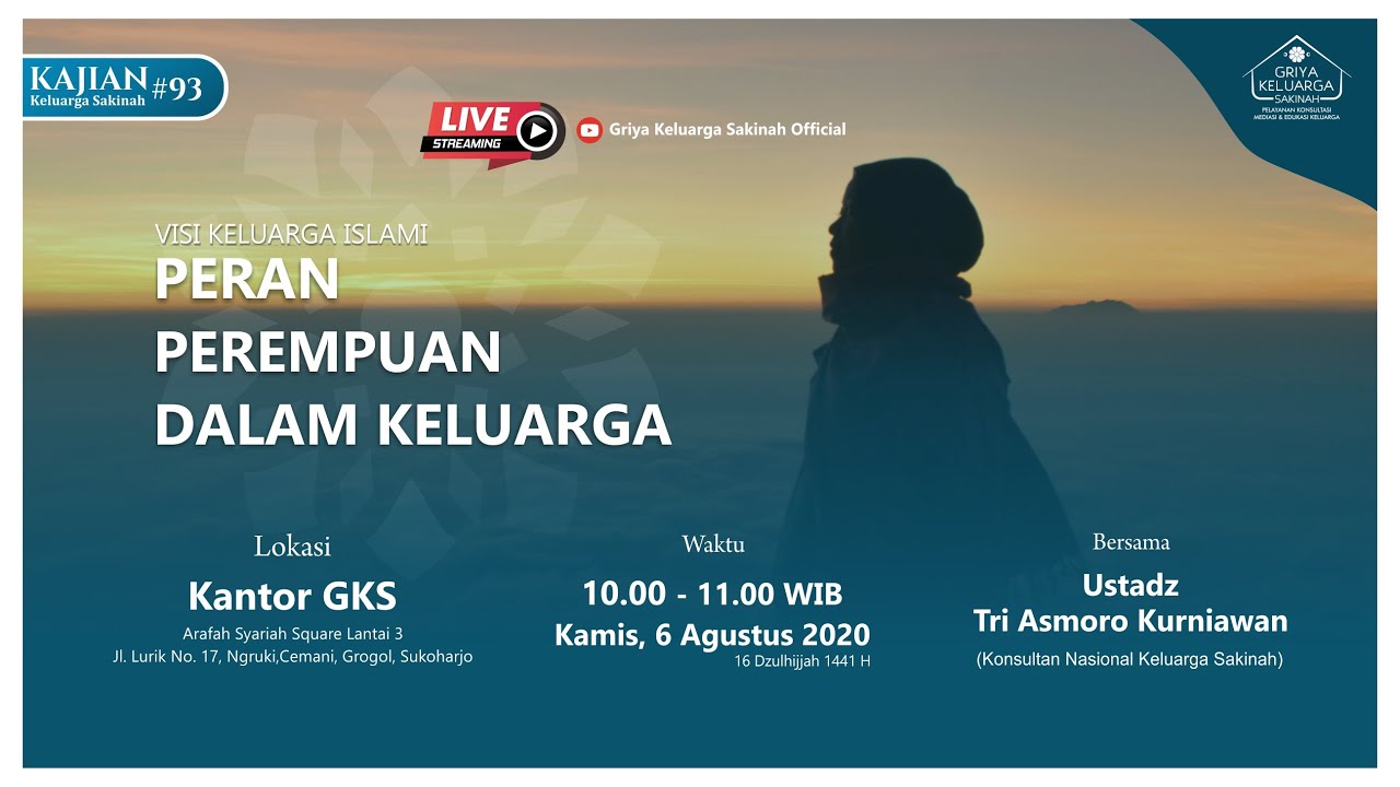 LIVE | Peran Perempuan dalam Keluarga Part 1 | Ustadz Tri Asmoro Kurniawan