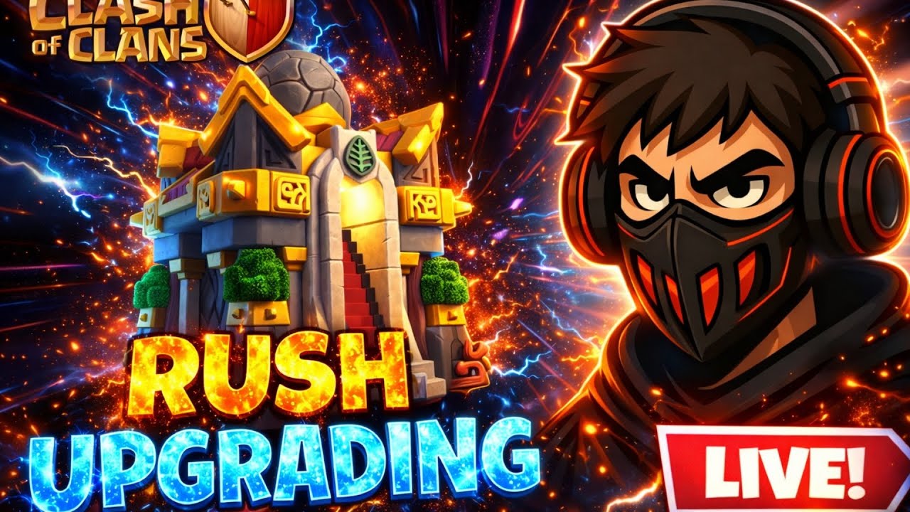 LIVE 🔴 TH16 Upgrade + Subscriber Base Visit 😈 | Clash of Clans