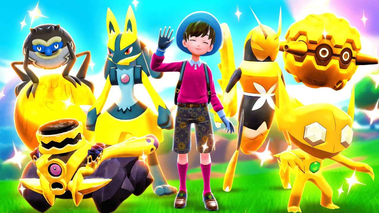 I Beat a Nuzlocke Only Using GOLD Shinies In Pokemon Violet!
