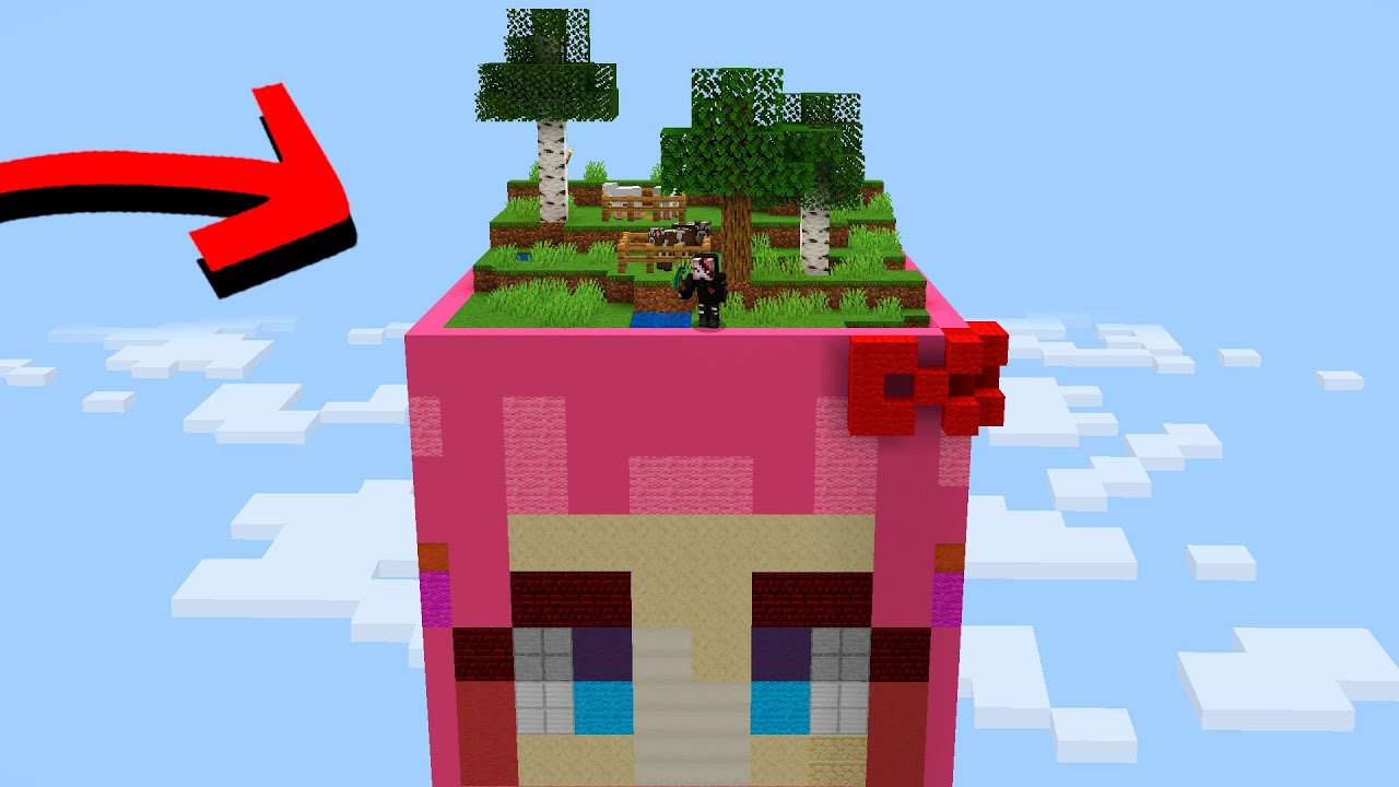 Sobreviví en Un Chunk de CHICA en Minecraft