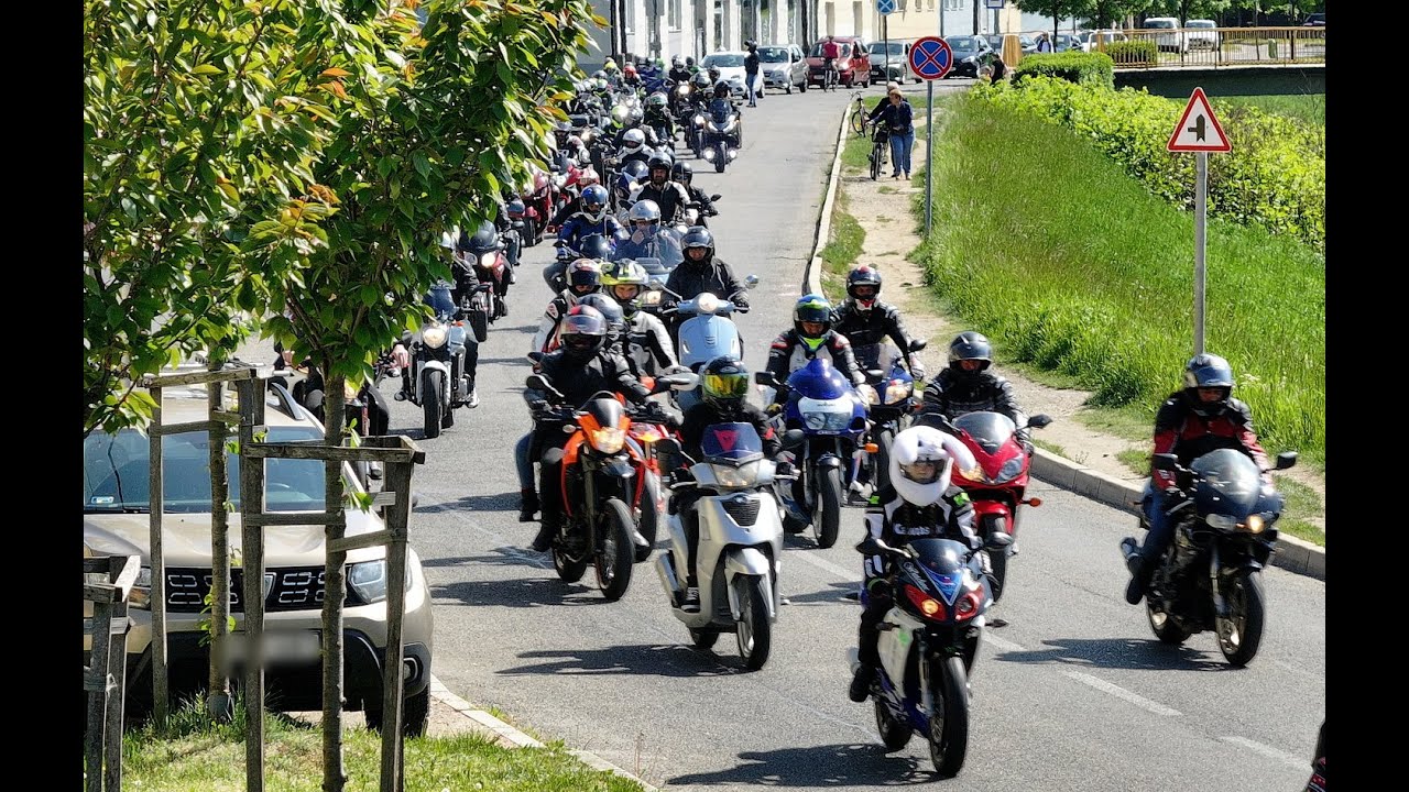 Több száz motoros a szezonnyitó fevonuáson, Szombathelyen (2025.) - A teljes menetoszlop