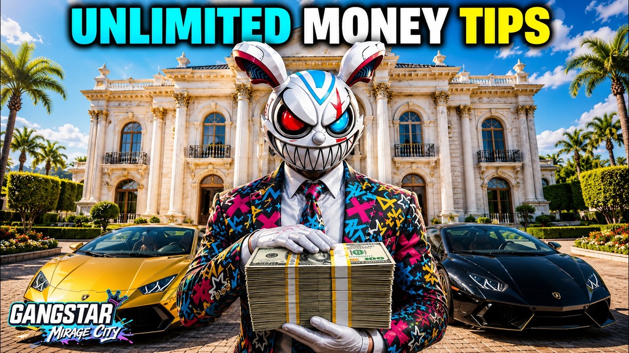 Unlimited Money Tips  in gangstar mirage city|| Gangstar mirage city Tutorial