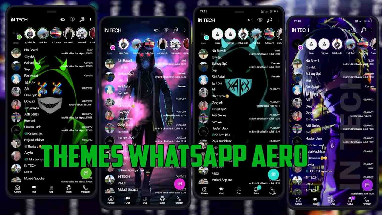 KUMPULAN TEMA WHATSAPP AERO KEREN TERBARU 2023