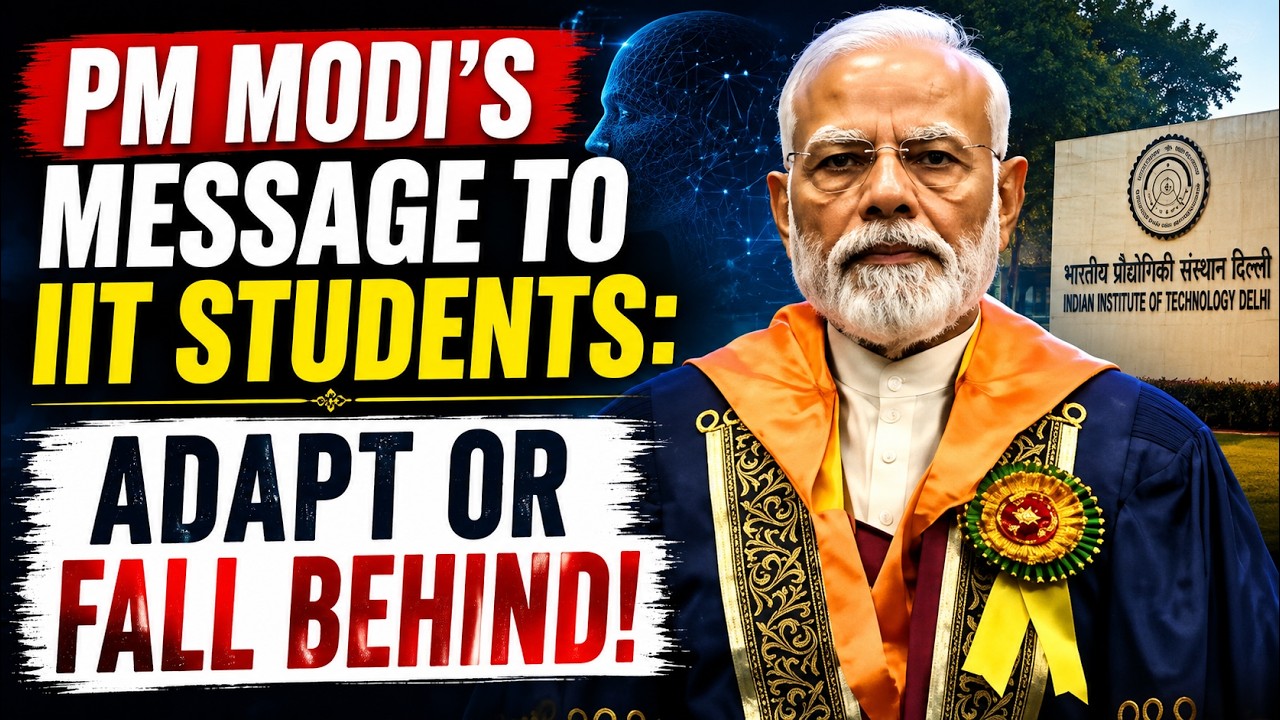 PM Modi at IIT Delhi: 'The One Who Adapts Will Finally Win'