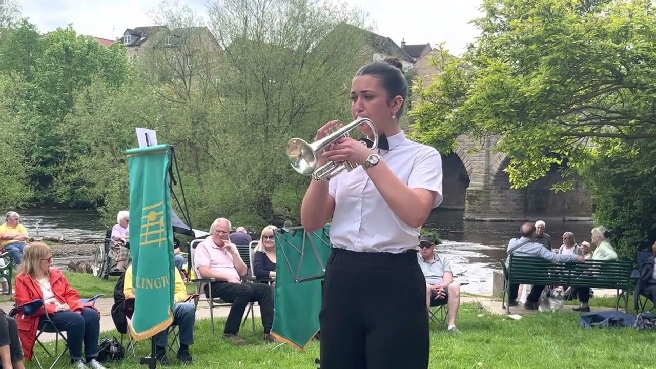 5 - Red Red Rose - Drighlington Brass Band - Wetherby Bandstand - 14th May 2023