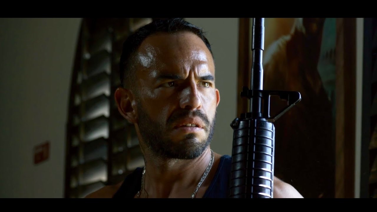 Guillermo Ivan and Michael Jai White action scene.
