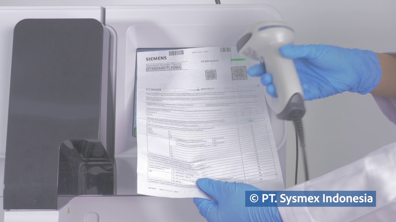 Sysmex CS-1600, 3b. Operasional Alat (Kalibrasi)