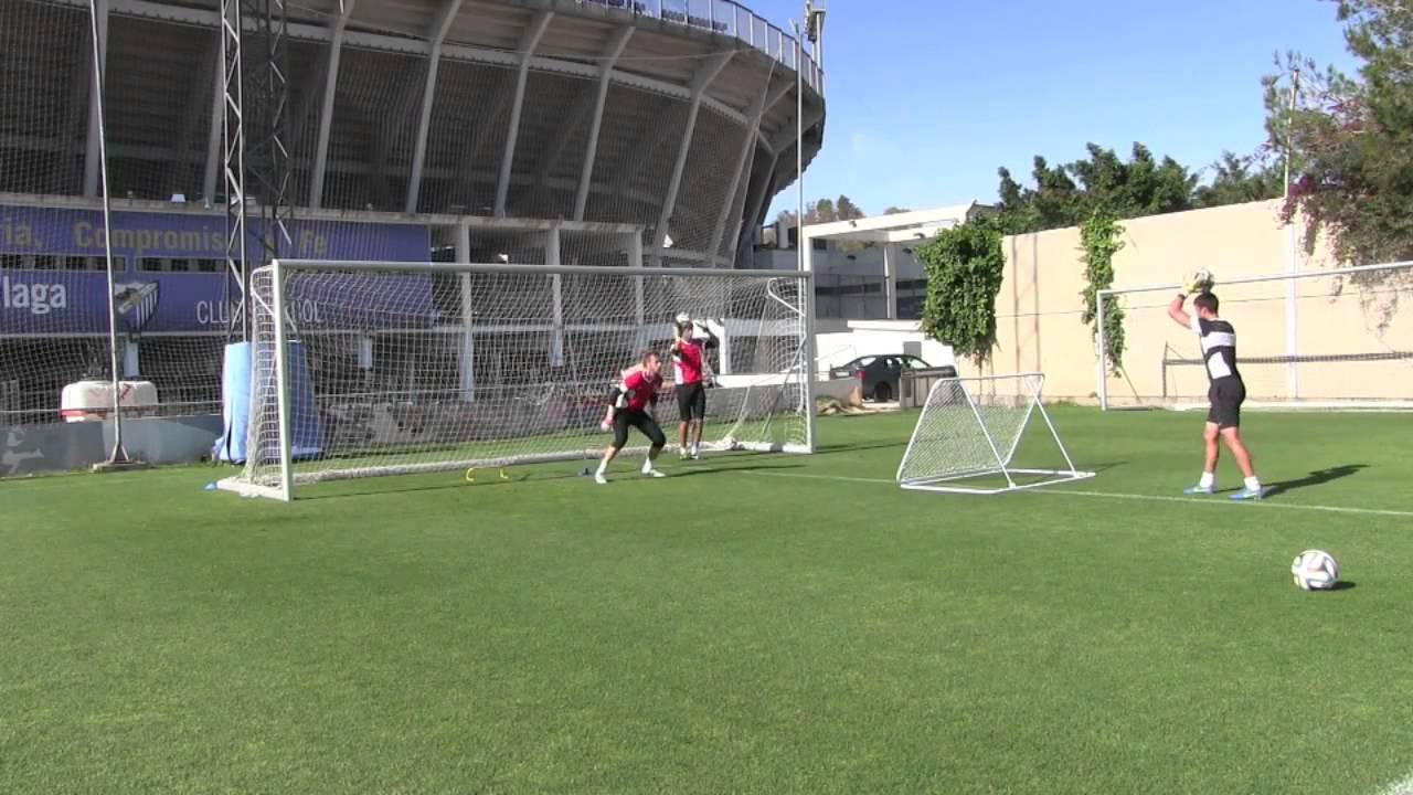 Entrenamiento de Porteros con Toni Mengual. Málaga CF (Temp 2014/2015)