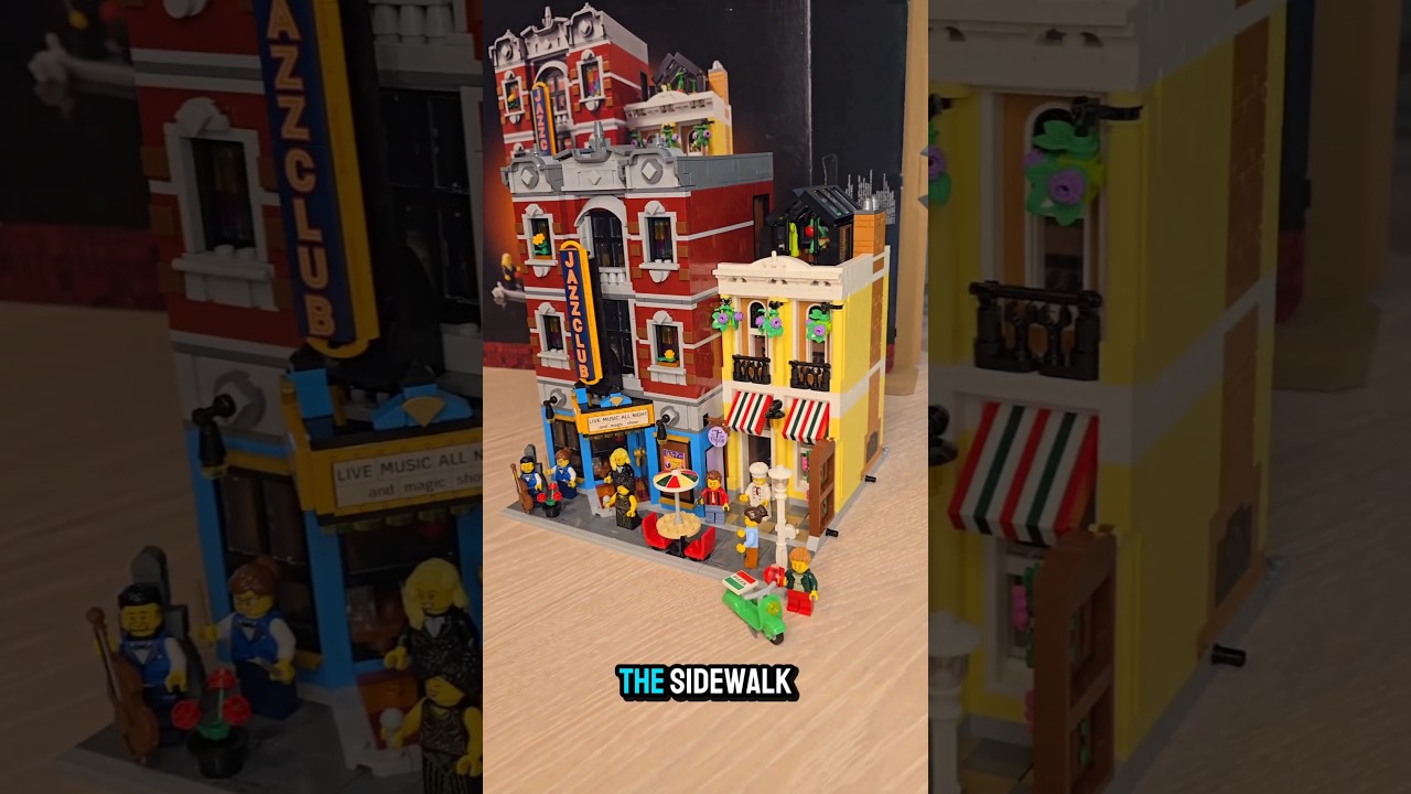 🎷 Just built my FIRST EVER LEGO Modular &ndash; the Jazz Club! Colorful, groovy, and absolutely obsessed⭐️