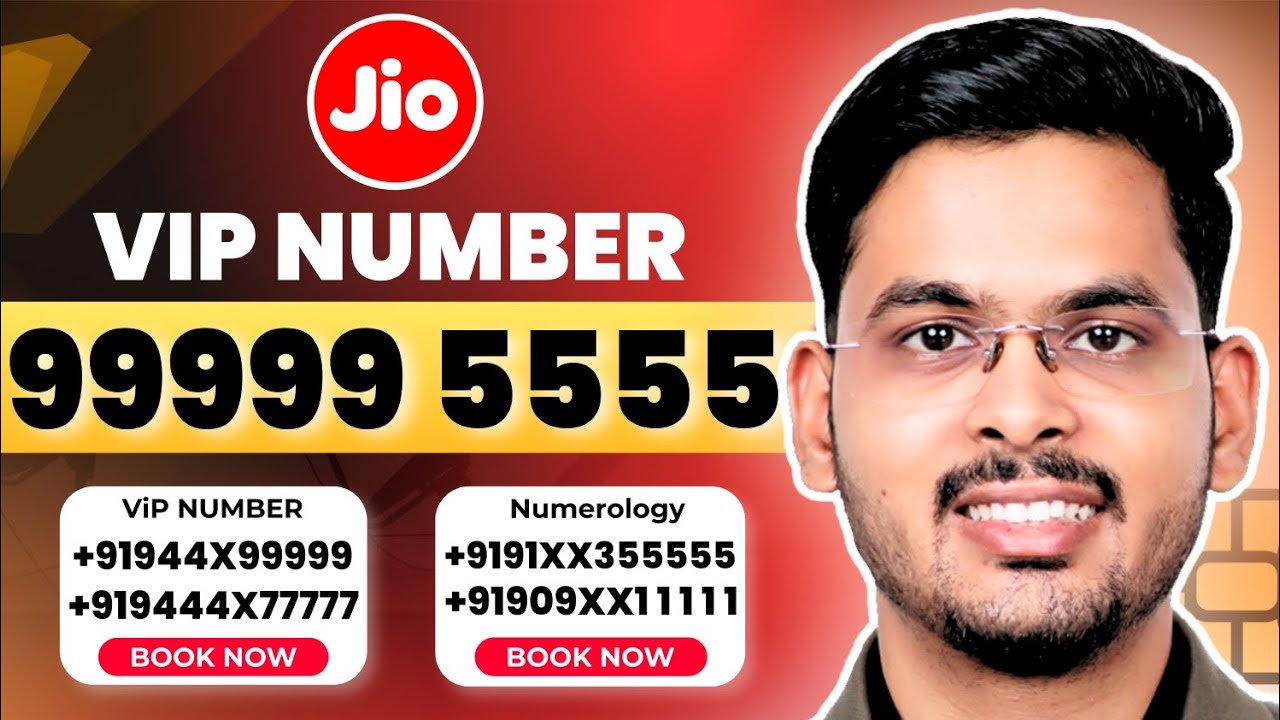 Jio Vip Number Online Booking | How To Get Vip Number In Jio 2026 - 91444XY9999