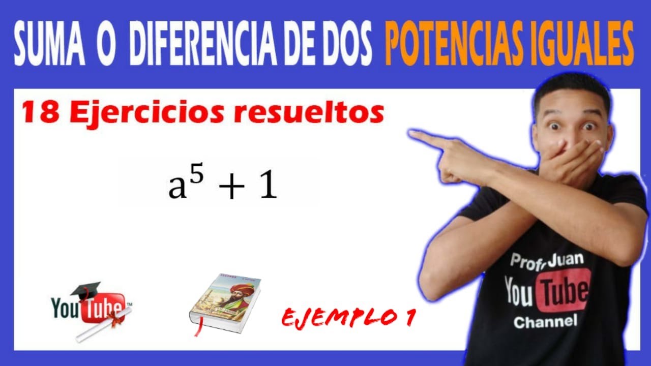 😍 👉Suma o diferencia de DOS POTENCIAS IGUALES caso 10 | Súper FÁCIL para PRINCIPIANTES a5+1 🚀