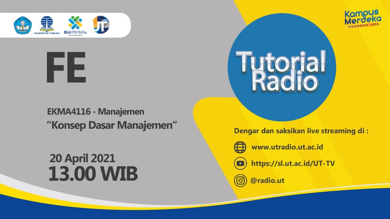 EKMA4116 Manajemen ~ Konsep Dasar Manajemen